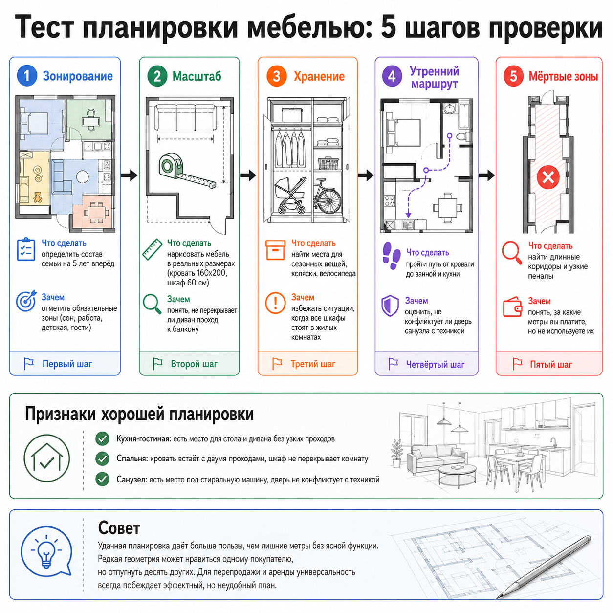 Планировка важнее красивой площади